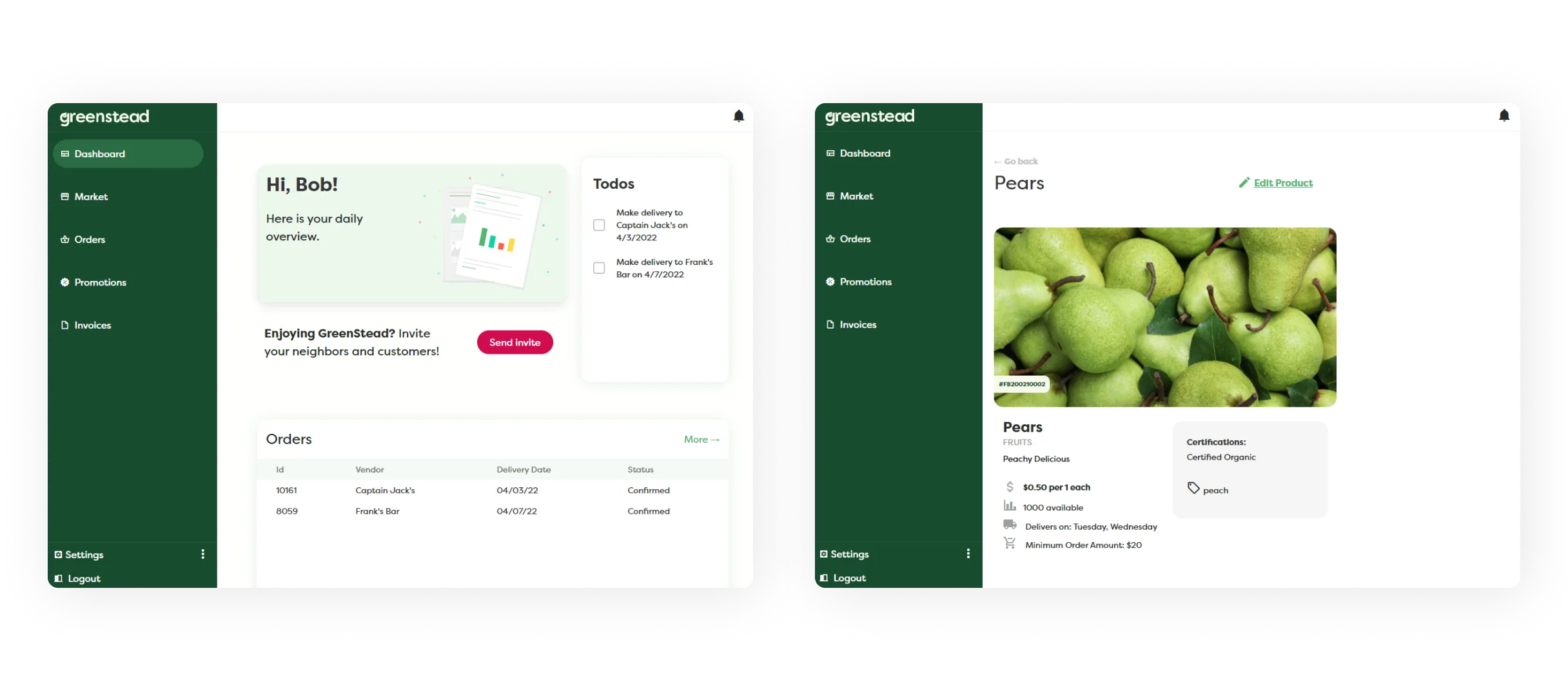 UX Design and Software Development for GreenStead